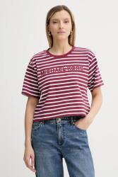 MICHAEL Michael Kors pamut póló - burgundia M