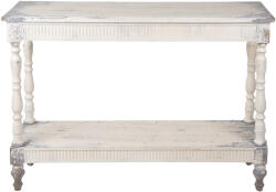 Clayre & Eef Consola lemn alb vintage 110x35x78 cm (5H0734)
