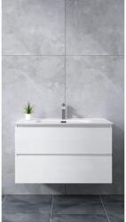 Water Fun Catania || White Dulap de baie cu lavoar 100cm (BUWD-100)
