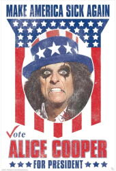 NNM плакат ALICE COOPER - Cooper for President - GBYDCO310