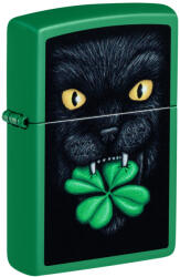 Zippo Brichetă Zippo 46721 Feline Lucky Four-leaf Clover (46721) Bricheta