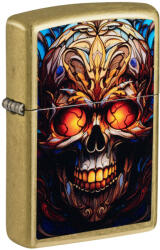 Zippo Brichetă Zippo 46715 Stained Glass Skull (46715) Bricheta