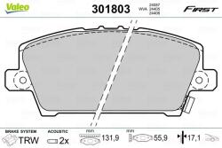 VALEO set placute frana, frana disc VALEO ESSENTIAL 301803 (301803)