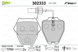 VALEO Set placute frana VALEO 302333 (302333)