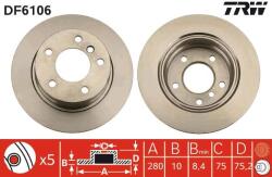 TRW Disc frana TRW DF6106 (DF6106) - fixbox