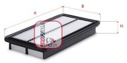 SOFIMA Filtru aer SOFIMA S 3D15 A (S 3D15 A) - automobilus