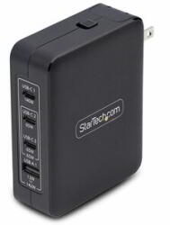StarTech - 140 W-os USB-C fali töltő, 3x USB-C/1x USB-A, PD 3.1 International GaN töltő MacBook/Dell XPS/Inspiron készülékekhez - 3114GCU-WALL-CHARGER (3114GCU-WALL-CHARGER)