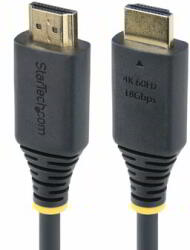 StarTech - 30 cm-es nagy sebességű HDMI kábel, 4K 60Hz/1440p 144Hz - HDMI2-CABLE-4K60-30C (HDMI2-CABLE-4K60-30C)