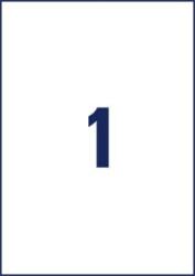 Avery-Zweckform Etikett, 210x297 mm, poliészter, , átlátszó, 25 etikett/csomag (AYL778425) (AYL778425) - aqua