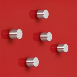 Sigel Extra erős, henger alakú mágnes, 5 db 'SuperDym', ezüst (SBA700) (SBA700)