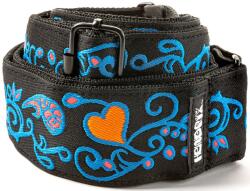 Dunlop Jimi Hendrix Blacklight Monterey Blue Strap