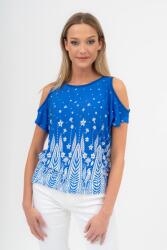 BUDMIL lezser fazonú póló Női S kék-fehér