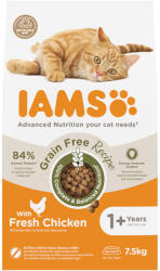Iams 7, 5kg IAMS Advanced Nutrition Grain Free csirke száraz macskatáp