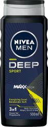 Nivea Deep Sport tusfürdő, Maxxtech formulával, 500 ml