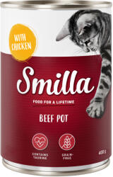 Smilla 6x400g Smilla nedves macskatáp marhatál-marha & csirke