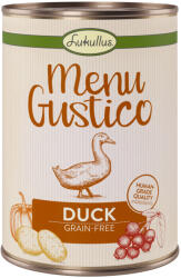 Lukullus 6x400g Lukullus Menu Gustico - kacsa & sárgarépa, áfonya, rozmaring nedves kutyatáp