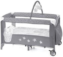 Jane Patut Pliabil Jane Duo Level Star cu Roti Arcada cu Jucarii Geanta de Transport 0 - 3 Ani Gri/Alb (8420421078839)