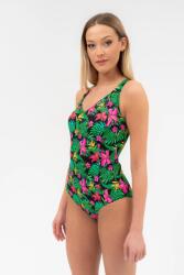 budmil Egyrészes fürdőruha Női XL fekete-zöld