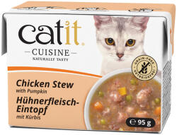 Catit 12x95g Catit Cuisine ragu Csirke & sütőtök nedves macskaeledel