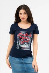 BUDMIL Szűkített fazonú póló Női XS s. kék 20500183-002241-0199