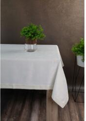  Dekoratív terítő LENA 145x350 Eurofirany krém arany levél virágokkal (HS391250)