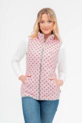 BUDMIL Polár mellény Női XXL rózsaszín-szürke