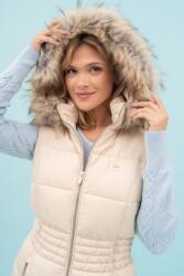 BUDMIL Téli mellény Női S bézs 20020083-001242-0299