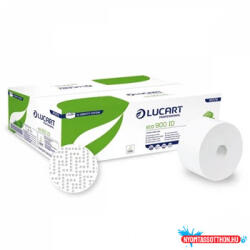 Lucart Toalettpapír 2 rétegű közületi átmérő: 19 cm 12 tekercs/csomag autocut 900 ID Eco Lucart_812178S f (46398)