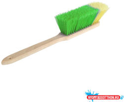  Autómosó kefe hosszú nyéllel fa test műszál (41049)