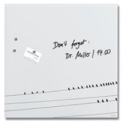 Sigel Mágneses üvegtábla, 48x48x1, 5 cm, 'Artverum ', Little birds mintázat, matt (SDGL274) (SDGL274)