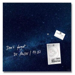 Sigel Mágneses üvegtábla, 48x48x1, 5 cm, 'Artverum ', Galaxy mintázat (SDGL273) (SDGL273)