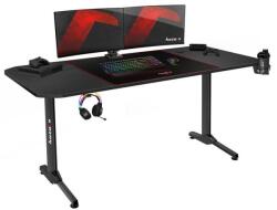 Huzaro Birou gaming Huzaro Hero 4.7, Suport casti si pahar, Organizator de cabluri, 160 cm (Negru) (HZ-Hero 4.7)