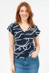 BUDMIL karcsúsított póló Női S s. kék-fehér