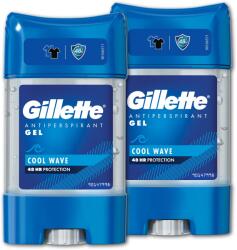 Gillette Cool Wave zselés izzadásgátló, 2 × 70 ml (DEO081s)