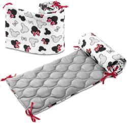 Kidizi Set 2 aparatori matlasate patut 120x60 cm Kidizi Minnie Deluxe, inaltime 35 cm (5949221106069)