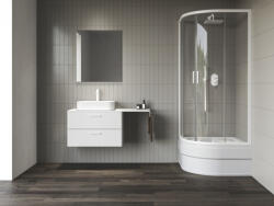 RAVAK Blix II NBLCP4 Sabina 80x80 zuhanykabin matt fehér+transparent (3BM40E40Z1) - ravakdepo
