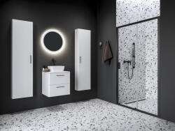 RAVAK Blix II NBLDP2 120 zuhanyajtó fekete+transparent (0PMG0300Z1)