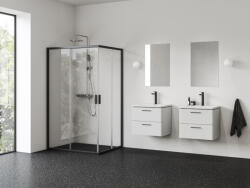 RAVAK Blix II NBLRV2K 100 zuhanykabin fekete+transparent (1XMA0300Z1) - ravakdepo