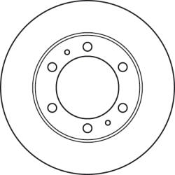 TRW Disc frana fata TRW DF4917