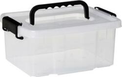 Plast Team IRIS Uno Box 11, 5 literes tárolódoboz zárható tetővel, fogóval 12340800 (PT12340800) (PT12340800)