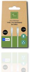 BIOnd Type-C - Lightning kábel Környezetbarát, lebomló anyagokból 1, 2m (BIO-12-TIP) (BIO-12-TIP) (BIO-12-TIP)