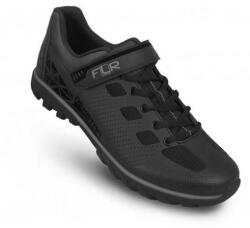 FLR Rexston MTB kerékpáros cipő, SPD, fekete-szürke, 43-as