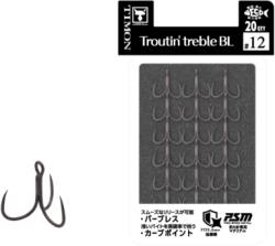 Jackall Carlig Jackall Timon Troutin Treble BL 20P nr. 12 20buc (JA.807286649)