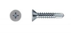 MoftX Din 7504P - Surub Autoforant Cu Cap Inecat, Zincat Alb - 3.9, 19 (FKT11253)