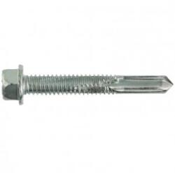 MoftX Din 7504K - L - Surub Autoforant Cu Cap Hexagonal, Zincat Alb - 5.5, 50 (FKT11237)