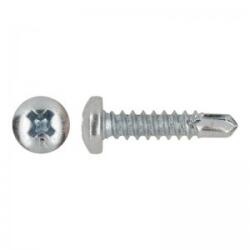 MoftX Din 7504N - Surub Autoforant Cu Cap Bombat, Zincat Alb - 5.5, 70 (FKT11194)