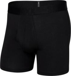 Saxx Droptemp Cooling Cotton Boxer Brief Fly boxeralsó M / fekete/fehér