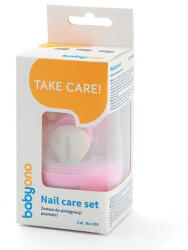BabyOno manikűr készlet tokban rózsaszín 398/02 - babamarket