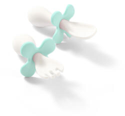 BabyOno evőeszköz-készlet - ergonomikus, dobozzal menta 969/04 - babamarket