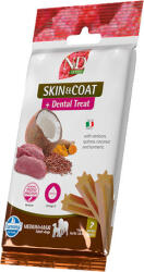 N&D Quinoa Skin & Coat Venison + Dental Treat, Medium & Maxi (7 buc baton de mestecat) 100 g
